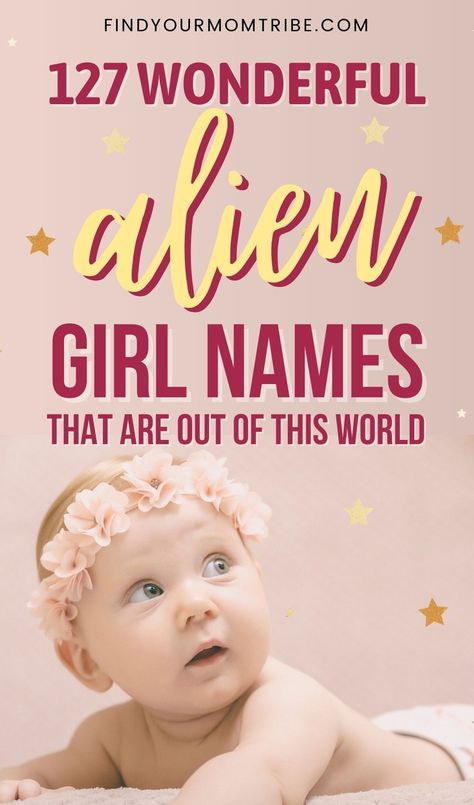 Looking for sweet sci-fi names for your baby girl? In that case, check out this list of female alien names that are out of this world! #alien #baby #names #cute #girl #name #inspiration #wonderful Futuristic Female Names, Futuristic Names For Characters, Alien Names, Sci Fi Names, Futuristic Names, Female Alien, Space Names, Feminine Names, Pregnancy Week