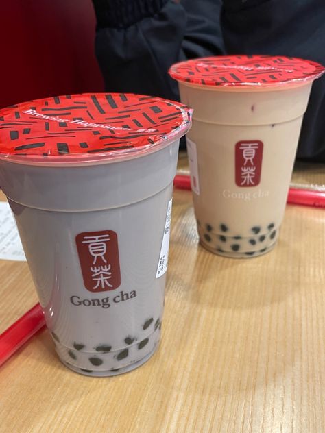 Gong Cha Boba, Bone Apple Teeth, Cafe Drinks, Bubble Tea Flavors, Big Snacks, Tea Flavors, Gong Cha, Bubble Tea Boba, Boba Drink