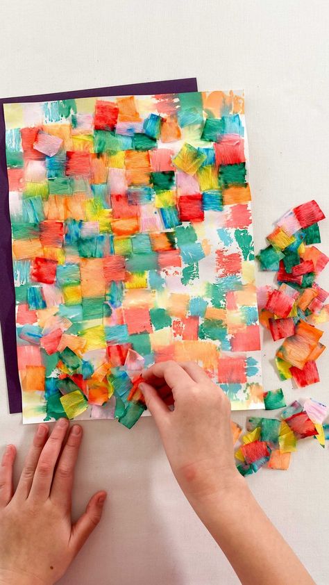 cintaandco on Instagram: TISSUE PAPER BLEED ART FOR PRESCHOOLERS || is such a fun process art! Have you tried it before? #kidsactivities #kidcraft #kidscrafts… Preschool Invitations, Art For Preschoolers, Painting Activities, Art Exhibit, Beautiful Mess, Easy Paper Crafts, 2d Art, Process Art, Preschool Art