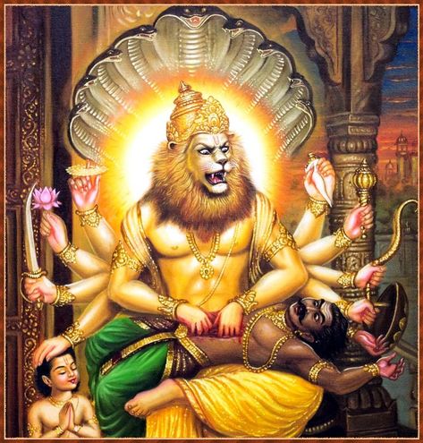 Narasimha Avatar Drawing, Narsimha God Art, Narsingh Bhagwan Images, Narasimha Drawing, Narsingh Avatar, Narsimha God, Narasimha Swamy Images, Narsingh Bhagwan, Narsimha Dev