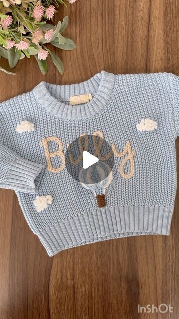 14K views · 1.4K likes | Hand embroided personalised jumpers - Pixie&Me on Instagram: "We don’t always stitch for the girlies! I love making sweaters for boys too!! This knit has been made for a friends friend! There is nothing more special then when your friends support your small business! Thankyou so so much! 🌸🌸🌸🌸💖  Our next drop will be happening in about three weeks! But if you can’t wait till then and want to try and make your own we got you!!   Head to our bio and check out our DIY Kits! You can add one of our adorable sweaters to your order! They are beeeeautiful!!   What do we think of our Pixie Blue knit! I LOVE this colour so much!! 💗💗💗💗💗  Renee 🧚  #boysweater #boyjumper #boyclothing #cutebabyboyclothing #pixieandme" Baby Boy Embroidery Ideas, Baby Embroidery Ideas Boys, Boy Embroidery Ideas, Sweater Embroidery Ideas, Baby Boy Embroidery, Sweaters For Boys, Hand Embroidered Sweater, Personalised Jumpers, Boys Knit Sweaters