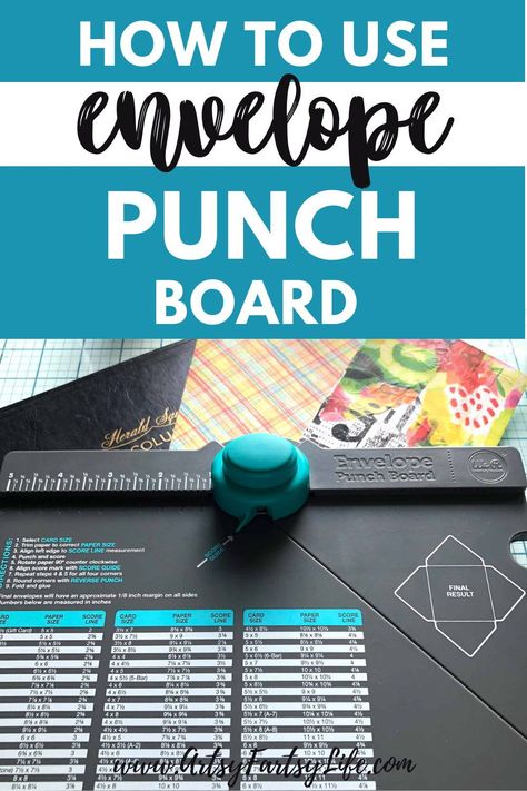 Punch Board Ideas, Envelope Punch Board Ideas, We R Memory Keepers Envelope Punch Board, Envelope Punch Board Mug, How To Sharpen Paper Punches, Su Envelope Punch Board, We Are Memory Keepers, Envelope Maker Punch Board, Tag Pockets