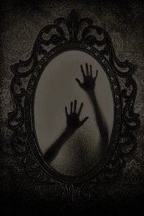 Gothic Mirror Drawing, Mirror Visitor Aesthetic, Broken Mirror Aesthetique, Painting Of A Mirror, Mirror Symbolism, Mirror Aesthetic Dark, Mirror Reflection Drawing, Horror Mirror, Macbeth Aesthetic