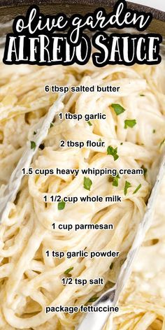 15 Copycat Recipes To Make At Home - Canadian Budget Binder Copycat Olive Garden Alfredo, Olive Garden Alfredo, Olive Garden Alfredo Sauce, Alfredo Sauce Recipe Easy, Alfredo Sauce Recipe Homemade, Copycat Olive Garden, Resep Pasta, Alfredo Sauce Recipe, Bumbo