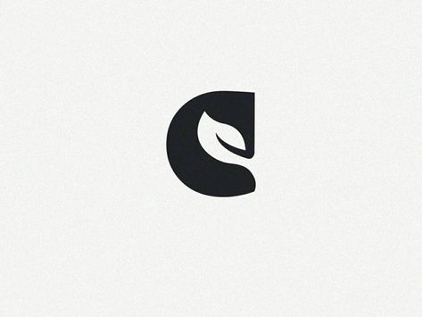 C Leaf logo by Andika Prasetyo on Dribbble Vegan Logo Design Inspiration, Leave Logo, Seed Logo, Leaf Logo Design, Garden Logo, Leaves Logo, Vegan Journey, Origami Leaves, Logo Fitness