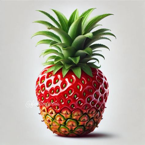 Would you eat this Pineberry? #pineapple #strawberry Pineapple Strawberry, Blackberry, Watermelon, Pineapple, Quick Saves