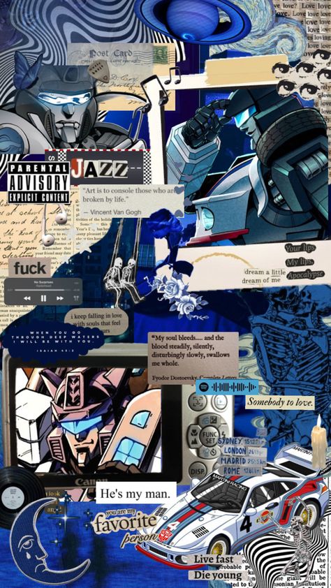 Transformers jazz collage wallpaper! Transformers Jazz, Creative Book Cover Designs, Creative Book Covers, Resident Evil Game, Transformers 3, Collage Wallpaper, Transformers Characters, Comic Drawing, Transformers Prime