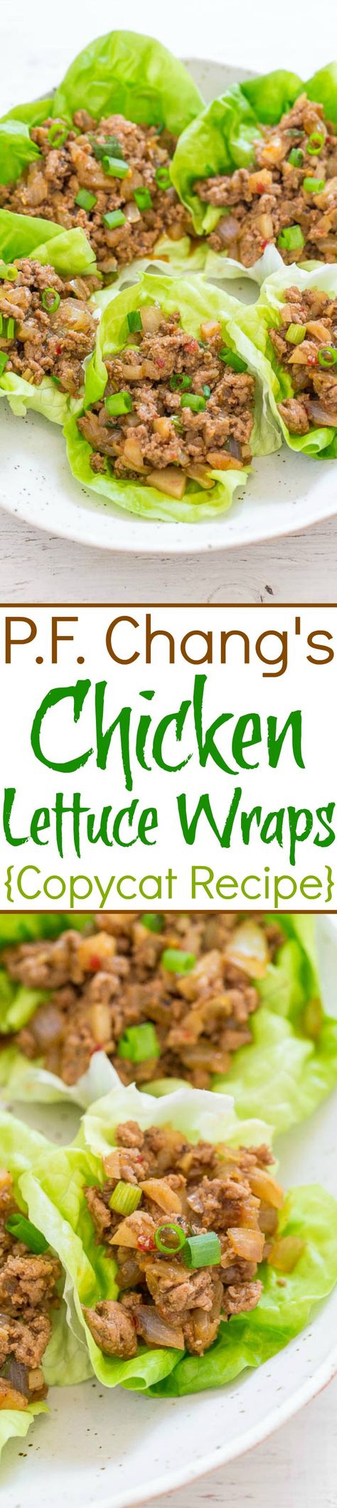 I don’t go to P.F. Chang’s that often but when I do someone in my group or family will order their chicken lettuce wraps because they’re just so good. Now you can skip the restaurant version and make your own in 20 minutes. And I promise you this homemade version tastes better. We inhaled these and … Pf Changs Lettuce Wraps, Pf Changs Chicken Lettuce Wraps, Salat Wraps, Pf Changs, Asian Dinners, Healthy Appetizer, 2b Mindset, Pinky Girl, Asian Noodle