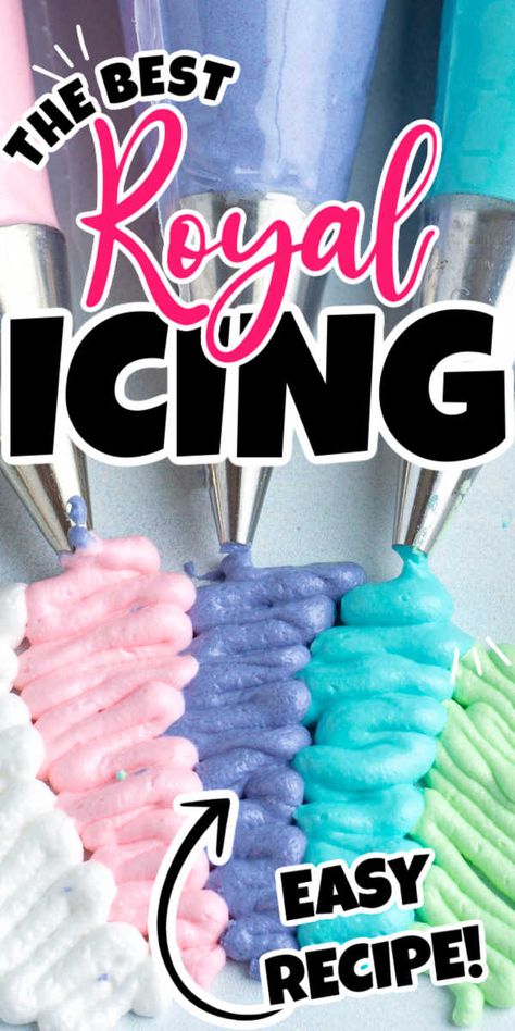 Good Royal Icing Recipe, Royal Icing With Gelatin, Best Royal Icing Cookies Recipe, Royal I Ing Recipe, Halloween Cookies Royal Icing Recipe, Royle Icing Recipe, Best Sugar Cookie Recipe For Decorating Royal Icing, Royal Icing Recipe Piping, Delicious Royal Icing Recipe