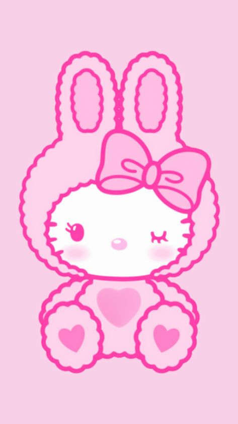 Hello Kitty Aesthetic, Kitty Images, Rainbow Painting, Kitty Stuff, Kitty Drawing, Themes App, Hello Kitty Backgrounds, Hello Kitty Drawing, Hello Kitty Cartoon