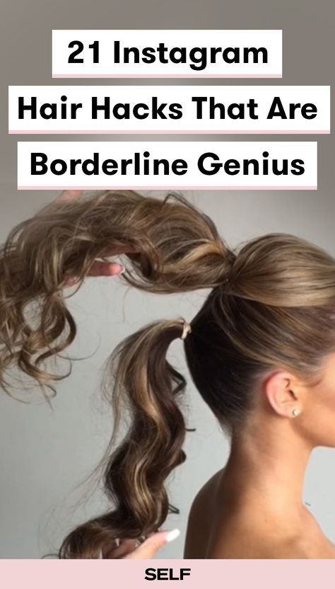 Homecoming Hairstyles, Easy Curls, Easy Hairdos, Fesyen Rambut, A Ponytail, Creative Hairstyles, Good Hair Day, Best Of The Best, Medium Length Hair Cuts