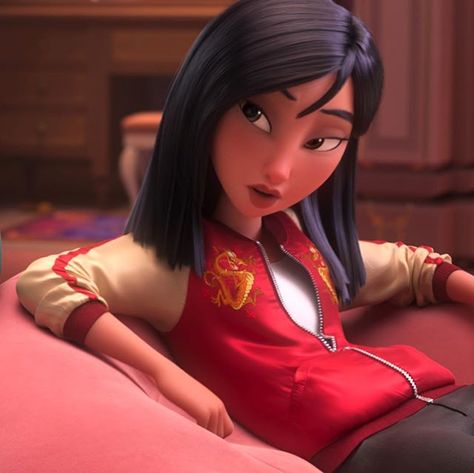 One of my favorite look development projects on Wreck-it Ralph 2 was Mulan and her outfits. Especially her jacket! I was responsible for… Anastacia Disney, Disney+ Icon, Mulan Disney, Her Outfits, Wreck It Ralph, Disney Princess Pictures, Disney Princess Art, Princess Art, Cartoon Icons