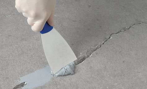 Concrete repair service. http://www.universalengineering.net/ Malaysia Building, Fix Cracked Concrete, Repair Concrete Driveway, Concrete Filler, Repair Cracked Concrete, Concrete Repair Products, Cracked Concrete, Driveway Repair, Concrete Repair