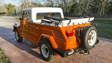 1973 Volkswagen Thing Convertible | S104 | Houston 2012 Safari Vw, Volkswagen Thing, Volkswagen 181, Vw Thing, Police Truck, Vw Group, Classic Cars Trucks Hot Rods, Vw Porsche, Car Museum