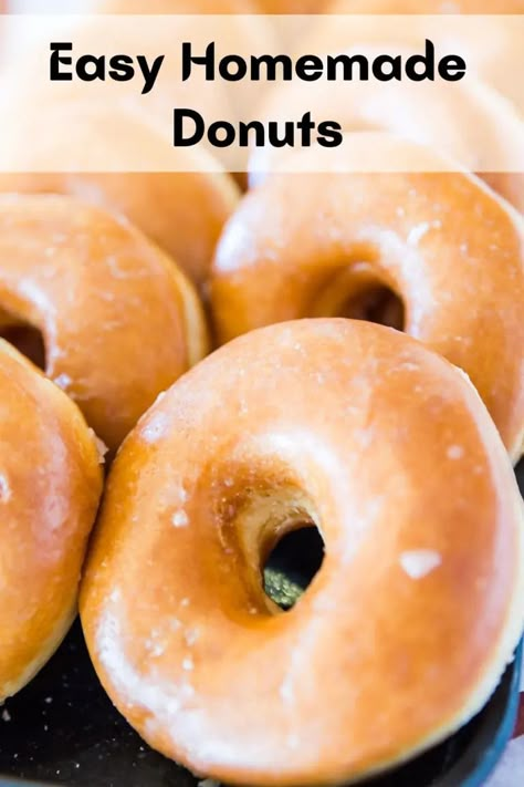 Simple Homemade Donuts • Simple At Home Quick Donut Recipe Baked, Homemade Donuts Recipe Without Yeast, Homemade Donuts Recipe Easy Quick, Small Batch Donuts Recipes, Diy Doughnuts Recipes Easy, How To Make Donuts At Home Easy Recipe, 3 Ingredient Donut Recipe, Home Made Doughnuts Easy, How To Make Doughnuts At Home