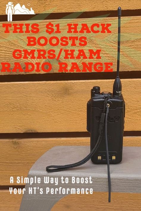 How to increase dual band HT or GMRS handheld range. Gmrs Radio Antenna, Handheld Ham Radio, Gmrs Radio, Ham Radio Kits, Mobile Ham Radio, Portable Ham Radio, Communication Channels, Hf Radio, Ham Radio Equipment