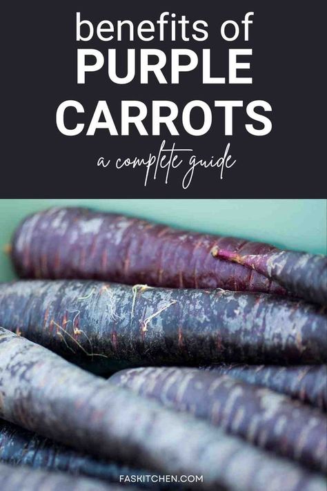 A Pinterest pin featuring a collage of purple carrots and informative text. Learn about the nutrition, benefits, and versatile uses of purple carrots, along with tips on buying and storing them. Perfect for those seeking to enhance their culinary skills and incorporate more colorful veggies into their diet. #PurpleCarrots #CarrotGuide #HealthyEating Purple Carrot Meals, Purple Carrots, Blue Zones Recipes, Purple Carrot, Carrot Recipes, Nutrition Health, Reduce Food Waste, Kitchen Hacks, Pretty Cool