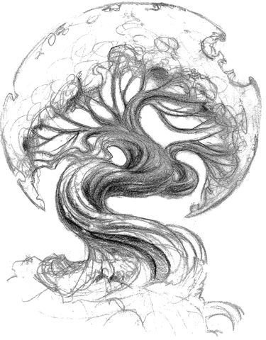 tree. tattoo idea?? i think so. Tree Tattoo Ankle, Bonsai Tree Tattoos, Tree Tattoo Back, Oak Tree Tattoo, Men Tattoos, Tree Tattoo Designs, Tree Sketches, Tree Of Life Tattoo, Tree Illustration