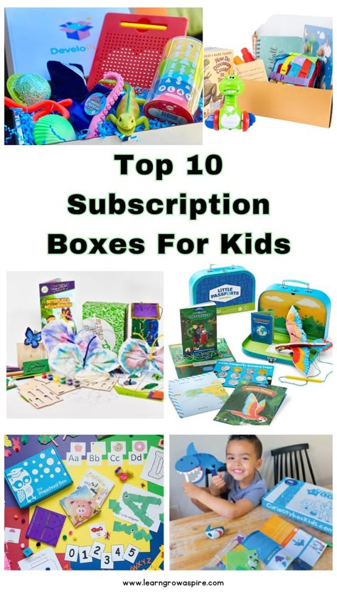 subscription boxes for kids, monthly subscription boxes for kids Boxes Gift Ideas, Subscription Box Ideas, Subscription Boxes For Women, Craft Box Subscription, Subscriptions For Kids, Subscription Boxes For Kids, Best Subscription Boxes, Gift Subscription Boxes, Learning At Home