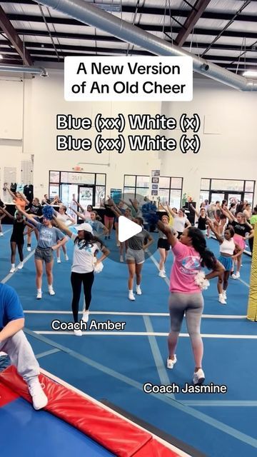 Amber Mae McKellar on Instagram: "Can you tell we were on UCA Staff together 🤭 #cheer #cheerleader #cheerleading #cheercoach #cheersquad #cheerleaders #cheerpractice" 10 Person Cheer Formation, Team Building Cheerleading, Battle Cheers For Cheerleading, Cheer Banquet Photo Backdrop, Disney Pep Rally Ideas, Theme Practice Ideas Cheerleading, Peewee Cheerleading Cheers, Touchdown Cheer Chants, Cheer Chants For Kids