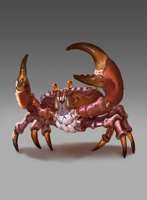 Crab Dnd 5e, Dnd Giant Crab, Giant Crab Monster, Giant Crab Art, Giant Crab Fantasy Art, Crab Fantasy Art, Crab Concept Art, Crab Monster, Crab Drawing