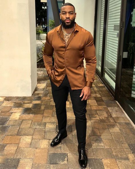 Black Male Date Night Outfit, Date Night For Men, Men Outfits Black Guys Date Night, Black Man Holiday Outfit, Grown Man Outfits Men Styles, Black Men Thanksgiving Outfit, Smart Casual Black Men Outfit, Men’s Outfits For Dinner, Black Men Formal Outfit