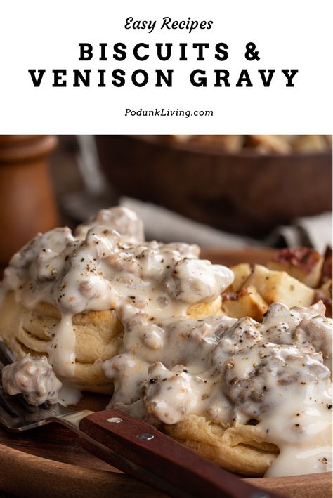 Deer Sausage Gravy Recipe, Keto Elk Recipes, Deer Meat Breakfast, Aip Ground Venison Recipes, Recipes For Deer Burger, Recipes Using Deer Burger, Things To Make With Deer Burger, Simple Venison Recipes, Deer Meat Appetizers