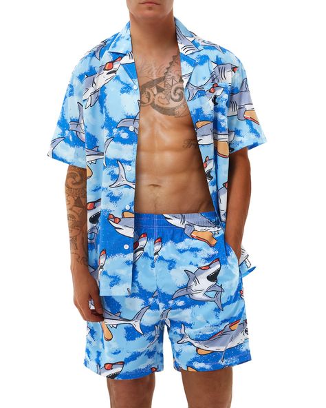 PRICES MAY VARY. Beach Vacation Essential: This Hawaiian shirt and shorts set signals the beginning of vacation! The all-over tropical floral print is sure to catch eyes. The pairing of summer casual shirt and shorts is simple yet classic, saving you time in outfit selection.They can also be paired with sunglasses for a stylish casual look or with sandals and a sun hat for beachwear. Soft Breathable Fabric: Made of polyester fabric, extremely lightweight, cool, comfortable, and breathable fabric Summer Beach Outfits, Beach Vacation Essentials, Flower Tropical, Cuban Shirts, Shirts And Shorts, Best Swimsuits, Summer Beach Outfit, Beach Outfits, Casual Summer Shirts