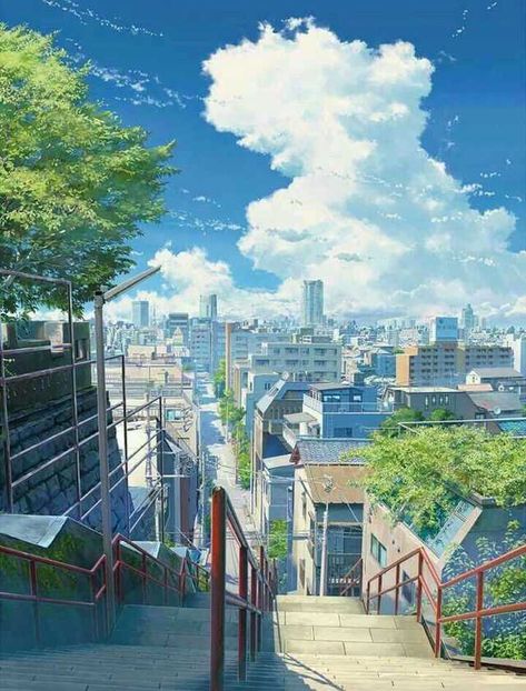 Change of Scenery - Imgur Art, Anime, An Anime, The Sky, Cityscape, Desktop Screenshot