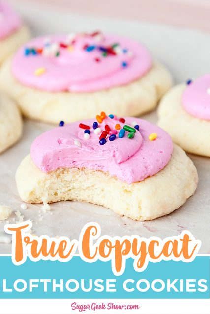 Lofthouse Cookie Recipe, Lofthouse Sugar Cookies, Lofthouse Cookies, Sugar Geek, Soft Sugar Cookies, Sweet Bakery, Sugar Cookies Recipe, Cookies Ingredients, Cake Flour