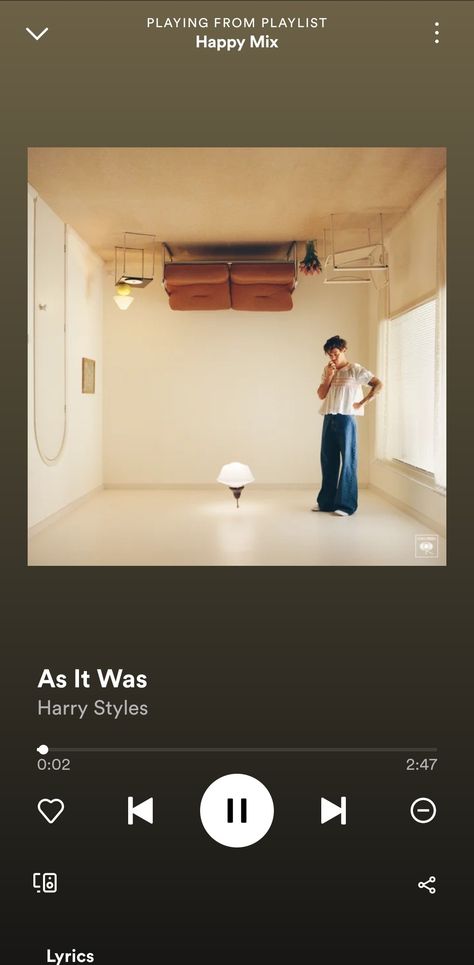 Spotify Screenshot, Musica Spotify, Gambar One Direction, Harry Styles Songs, Harry Styles Poster, Music Poster Ideas, Harry's House, Bedroom Wall Collage, Harry Styles Aesthetic