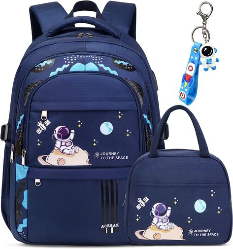 【WATERPROOF & DURABLE】Our school bags for boys outside is made of premium lightweight 900D Oxford fabric and quilted polyester linear, waterproof, colourfast, odorless, easy to clean and healthy. 
【COMFY & PRACTICAL】In accordance with ergonomic design, breathable and adjustable shoulder straps and chest buckle.
【A PERFECT GIFT FOR KIDS 】Whether your little one is going to kindergarten, elementary school,or middle school, this boys backpacks fits a variety of student demands. Cartoon Style Standard Backpack For Back To School, Cartoon Backpack For School, Boys School Bags, School Bags For Kids Boys, Multifunctional School Backpack With Anti-theft Pocket, School Backpack Boys, Bentgo Kids, Boys Summer Fashion, Cute School Bags