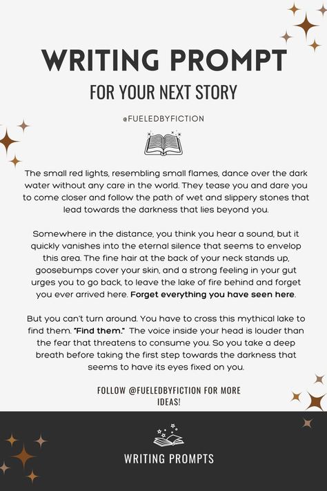 Do you want to write a fantasy story, but you don't know where to start? Feel free to use this fantasy writing prompt to fuel your imagination and your creativity! Check out my writing prompts board for more fantasy writing prompts, dark fantasy writing prompts, and more! Dark Fantasy Writing, Writing Prompts Dark, Fantasy Story Prompts, Writing Prompt Generator, Novel Writing Prompts, Dark Writing Prompts, Fantasy Writing Prompts, Writing Outline, Fantasy Writing