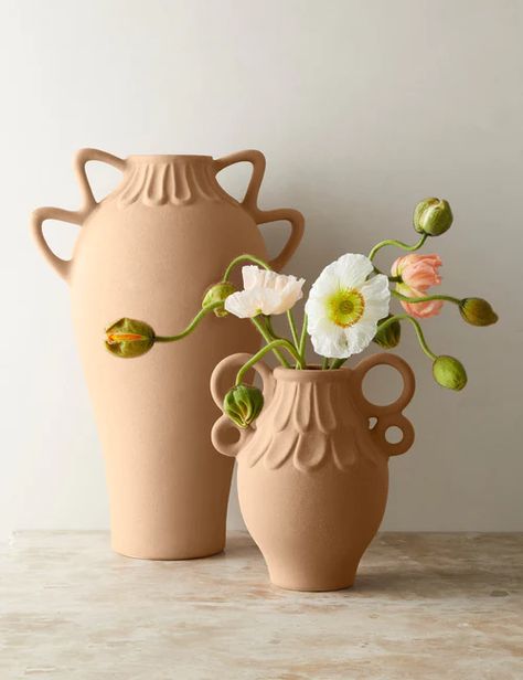 Ceramic Vase Shapes, Victorian Vases, Sarah Sherman, Classic Profile, Sarah Sherman Samuel, Mantel Mirrors, Pottery Inspo, Bright Living Room, Pottery Handbuilding