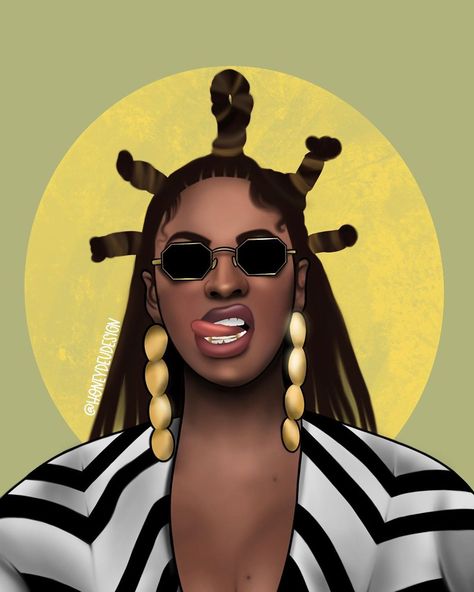 Beyonce Drawing, Beyonce Wall Art, Girl Boss Print, Black Is King, Black Power Art, Melanin Art, Black Lives Matter Art, Afro Punk Fashion, Medusa Art