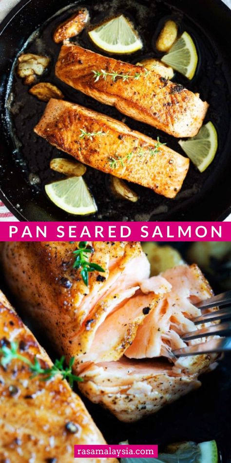 Gordon Ramsay Salmon, Best Salmon Recipes, Gordon Ramsay Dishes, Salmon Recipe Pan, Sauteed Salmon, Gordon Ramsey Recipes, Seared Salmon Recipes, Best Salmon Recipe, Salmon Recipes Pan Seared