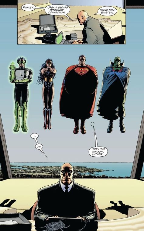 JLA vs. Lex Luthor. Tumblr, Superman And Lex Luthor, Superman X Lex Luthor, Clark X Lex Luthor, Lex Luthor Comic, Lex Luther, Superman X, Grant Morrison, Comic Style Art