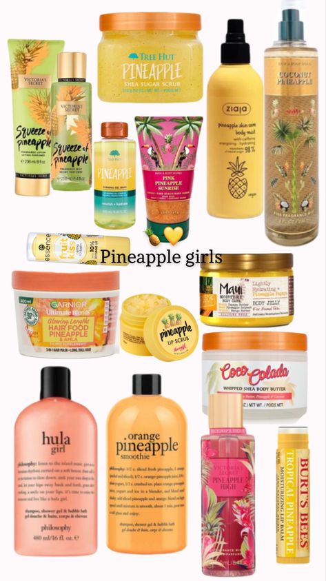 Fruity Scented Shower Routine, Tropical Body Care, How To Smell Like Tropical Fruit, Summer Body Care Routine, How To Smell Like Pineapple, Summer Scents Perfume, Summer Scent Combos, How To Smell Tropical, How To Smell Like Summer