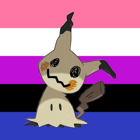 genderfluid mimikyu icon genderfluid pokemon pride icon lgbt pokemon pfp Pokemon Pride Art, Lgbt Pfp Icons, Pan And Genderfluid Pfp, Gender Fluid Pfp, Nonbinary Background, Mimikyu Pfp, Genderfluid Pfp, Pride Flag Pfp, Genderfluid Character