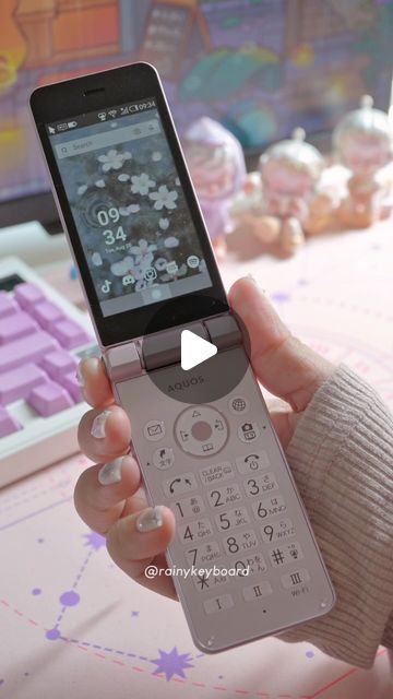 rainy 🌧️ on Instagram: "shoujo theme for my dream flip phone ~ 
✿ PHONE: sharp aquos 601sh

this is actually one of the few things in my life that doesn't compell me to decorate it with stickers sooooo it's just gonna stay like this !! ^^
✿ it's giving, sawako ~ ✿

#sharp #aquos #keitai #601sh #flipphone #retro #retrotech #shojo #shoujo #y2k #y2ktech" Sharp Aquos 601sh Flip Phone, Sharp Aquos 601sh, Retro Flip Phone, Flip Phone, Flip Phones, My Dream, In My Life, My Life, Quick Saves