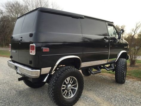 4x4 Van For Sale, Custom Vans For Sale, Lifted Van, Gmc Vans, Your Highness, Chevy 4x4, Chevy Van, 4x4 Van, Van Home