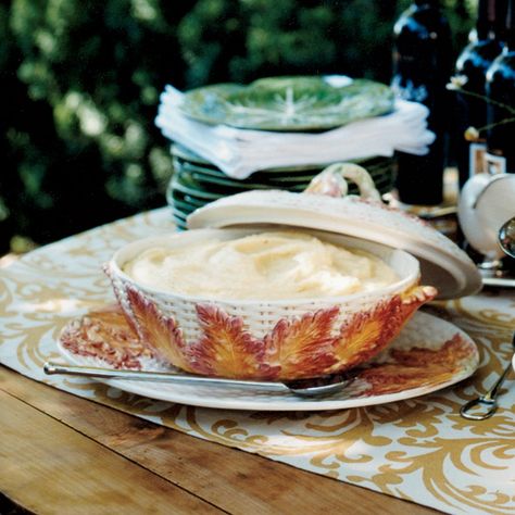 Whipped Yukon Gold Potatoes Gold Potatoes Recipe, Thomas Keller Recipes, Gold Potato Recipes, Buttery Mashed Potatoes, The French Laundry, Thomas Keller, Gold Potatoes, Wine Magazine, Slow Cooked Lamb