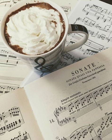 Music is wonderful, but all I know is that I love hot chocolate with whipped cream almost as much as I love Beethoven. . . . . . #pianomusic #instapiano #pianoforte #pianoplayer #pianoman #pianist #pianolover #pianolove #pianista #pianogirl #pianocover #pianos #pianobar #pianosolo #practicemakesprogress #musicblogger #musicblog #musicianlife #musiclove #musiclovers #musiclover #musicforlife #classicalmusic #composer #composerlife #music #classicalmusician #composers #practicepractice #cho... Classical Music Aesthetic Wallpaper, Music Aesthetic Piano, I Love Classical Music, Musician Aesthetic Classical, Classical Music Aesthetic Violin, Ludovico Einaudi, Classic Music, Phoebe Buffay, Music Student