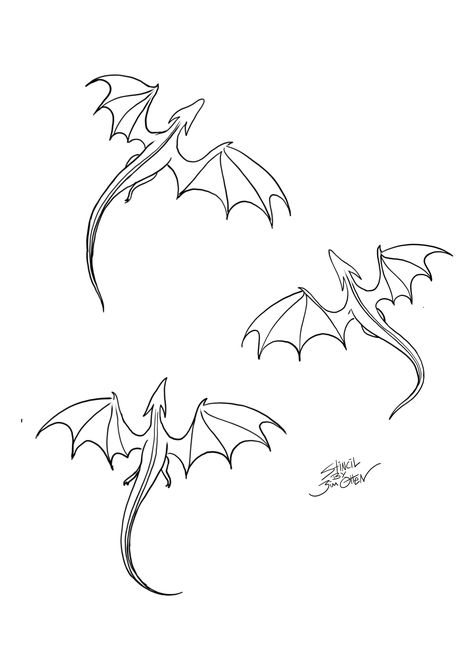 Small Tattoo Outlines Simple, Dragon Linework Tattoo, Simple Dragon Outline, Tattoo Stencils Dragon, Outline Dragon Tattoo, Dragon Stencil Tattoo, Little Dragon Drawing, Dragon Line Tattoo, Dragon Flash Tattoo