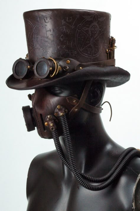 serious stuff Mode Poses, Moda Steampunk, Mode Steampunk, Steampunk Mask, Futurisme Retro, Steampunk Leather, Steampunk Hat, Diesel Punk, Style Steampunk