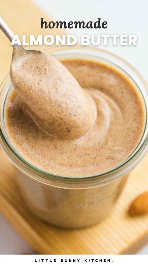 Almond Milk Butter, Almond Peanut Butter, Make Almond Butter, Almond Sauce, Nature Valley Almond Butter Biscuits Copycat, Home Made Almond Butter, What To Make With Almonds, How To Make Almond Butter, Raw Almond Recipes