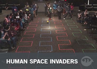 Human Space Invaders: Youth Group Games | Stuff You Can Use Large Group Games For Teens, Orange Vbs, Ag Classroom, Life Size Games, Leadership Games, Youth Ministry Games, Large Group Games, Youth Group Activities, Summer Camp Games