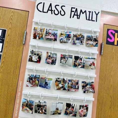 Teach Family, Memory Wall, Family Photo Wall, Classroom Setting, Classroom Walls, Student Teaching, Love Photos, The Memories, Family Photos