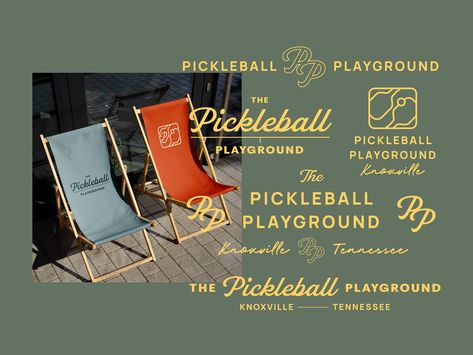 Pickleball Playground Logo & Identity by Christina Gilcrist on Dribbble Pickleball Logo Design, Pickleball Branding, Playground Logo, Tennis Preppy, Golf Aesthetic, Pickleball Design, Logo Identity, Sports Design Inspiration, Sport Poster Design