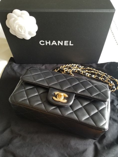 Chanel Mini Rectangle Chanel Mini Rectangle, Chanel Mini, Chanel Classic, Chanel, Shoulder Bag, Gifts